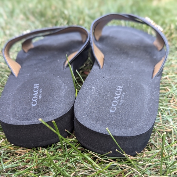 COACH Janine Flip Flops in size 10 - Picture 3 of 5